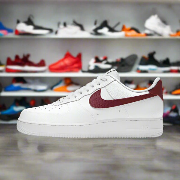 Nike Air Force 1 07 Mens Style Red & White