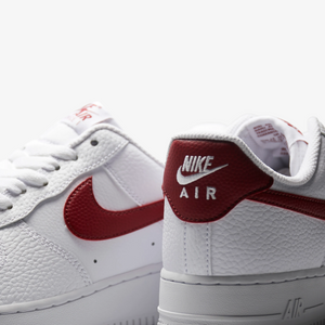 Nike Air Force 1 07 Mens Style Red & White